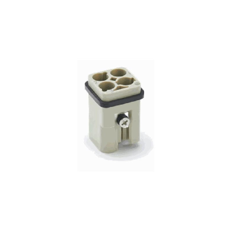 Insert HQ, Raccordement à Sertir, femelle, 3 pin, 40A, Polycarbonate, 3A 